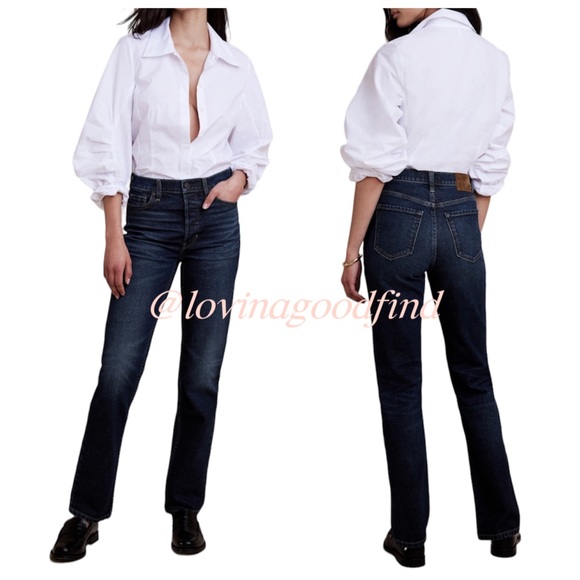 Banana Republic Denim - Banana Republic Straight Leg Dark Wash Stretch Jeans EUC sz 26/8S